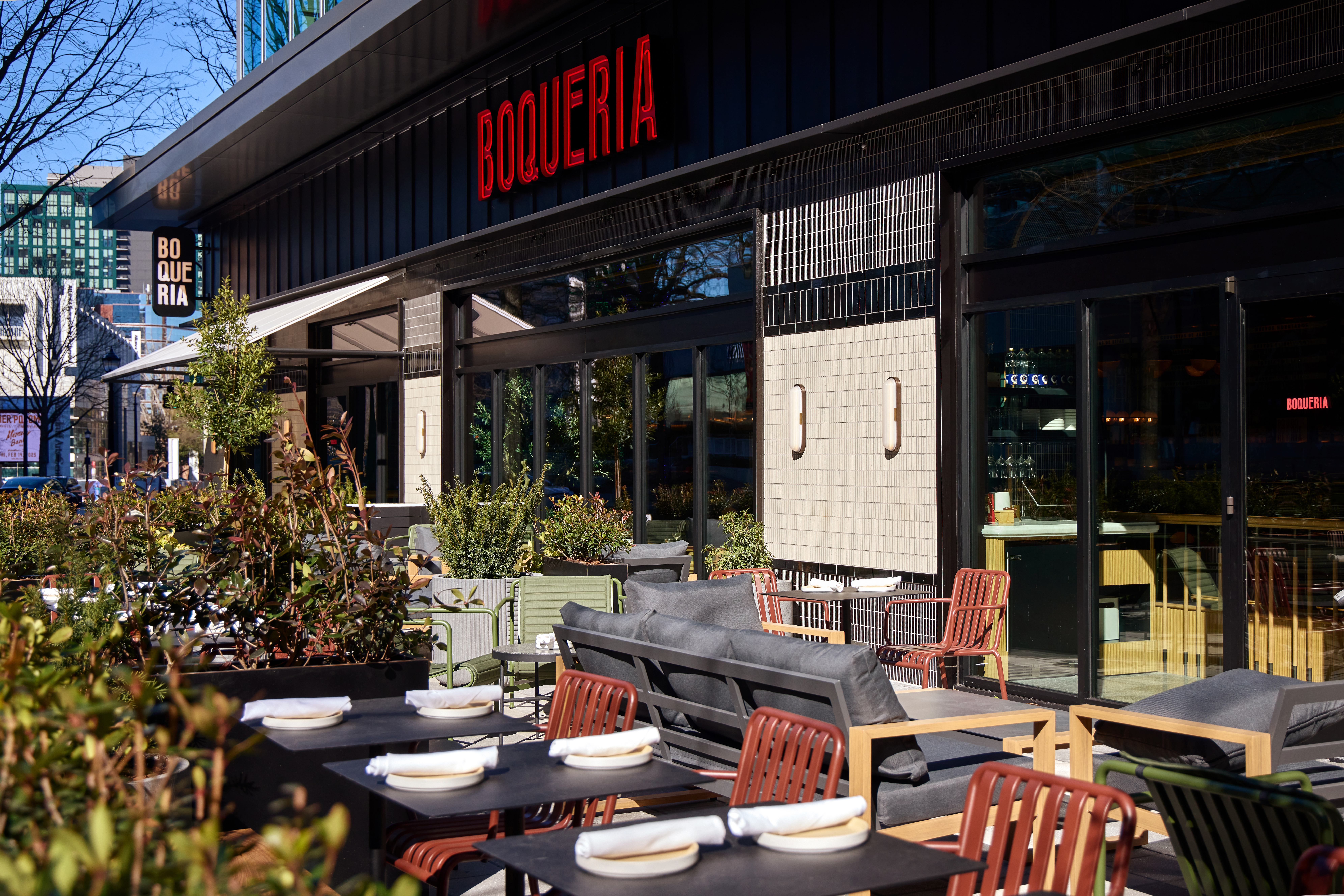 Patio for private events in the heart of Atlanta!